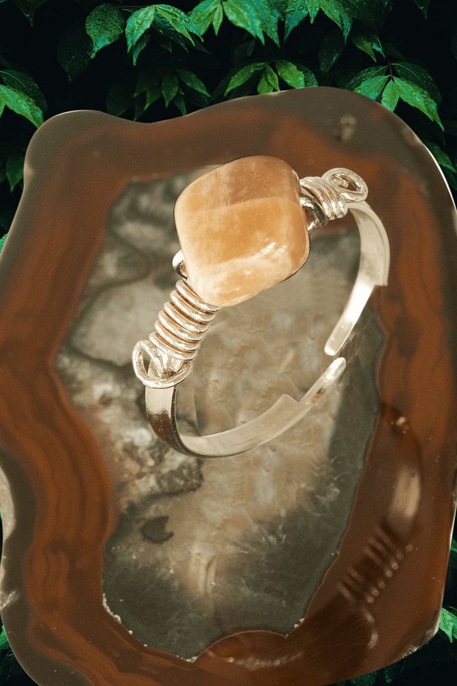 Sertifikalı Kırık Taşlı İnce Model Güneş Taşı Yüzük - Ayarlamalı