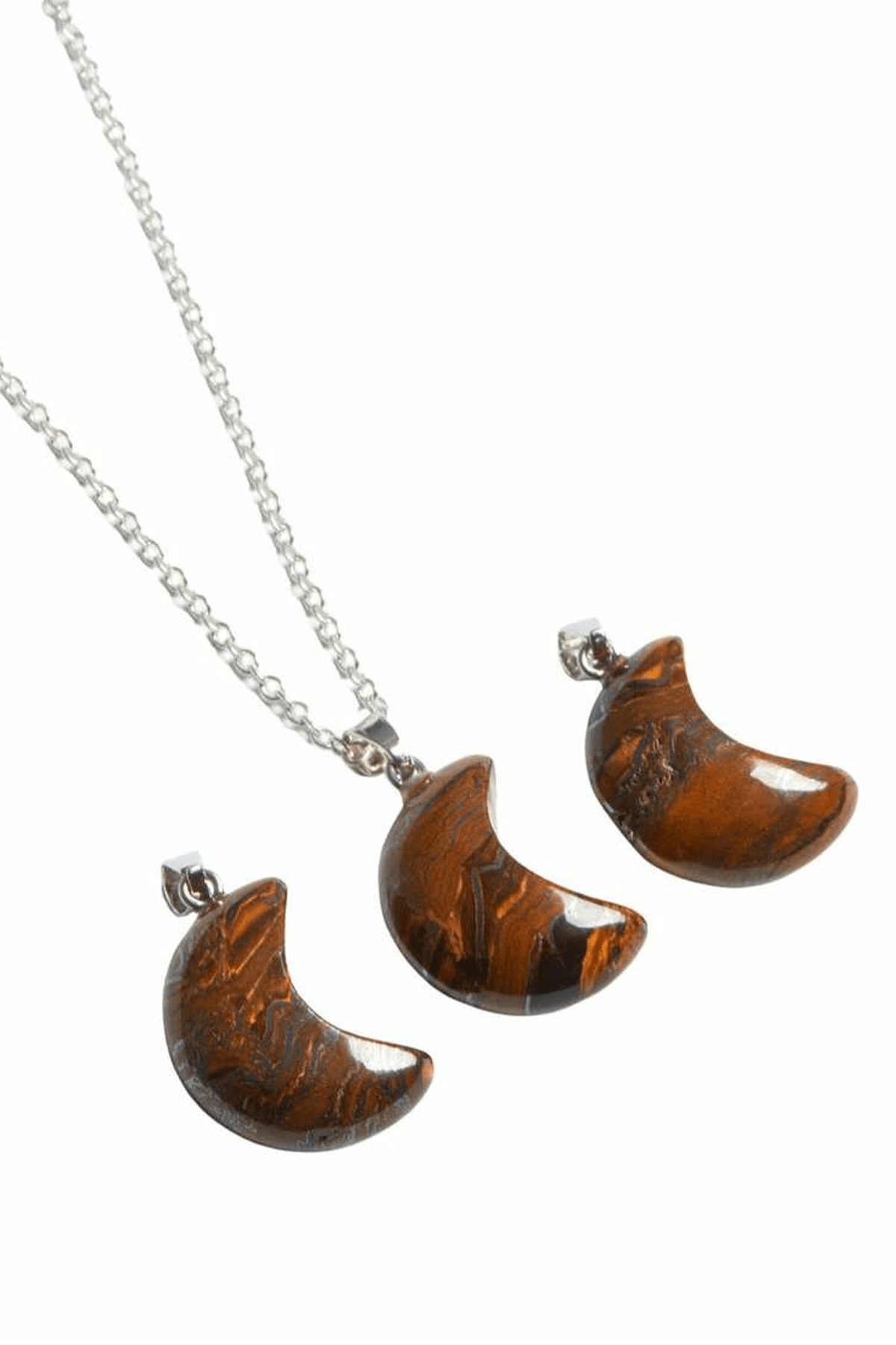 Sertifikalı Unakit Doğal Taş Ay Model Kolye