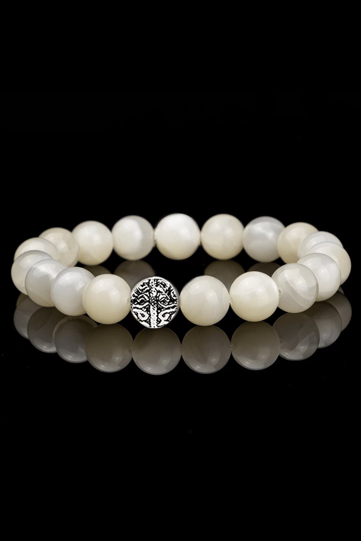 Sertifikalı Gerçek Ay Taşı Bileklik - Gümüş Aparatlı