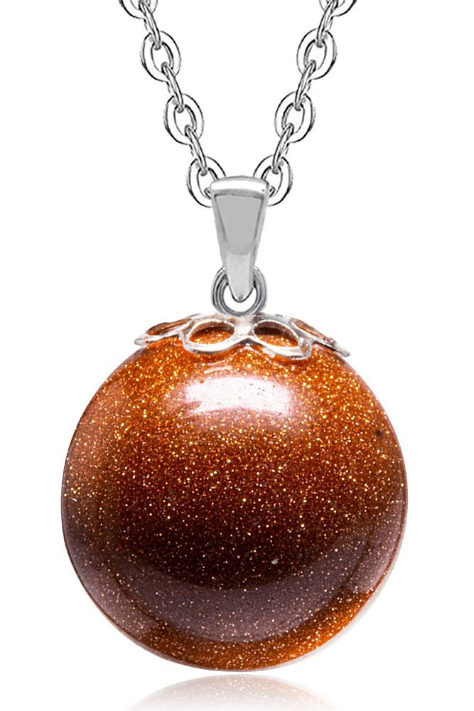 Sertifikalı Doğal Kahverengi Jasper Yıldız Taşı Kolye Doğal Kahve Renk 50 cm