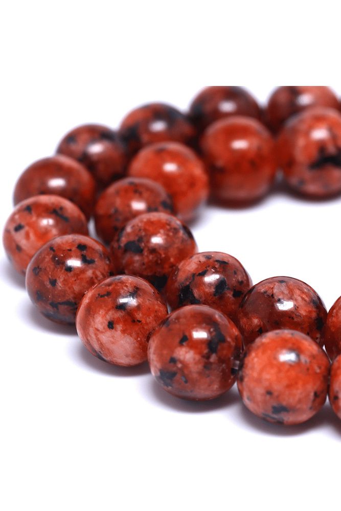 Kırmızı Jade (ceyt) Taşı Dizi Doğal Taş