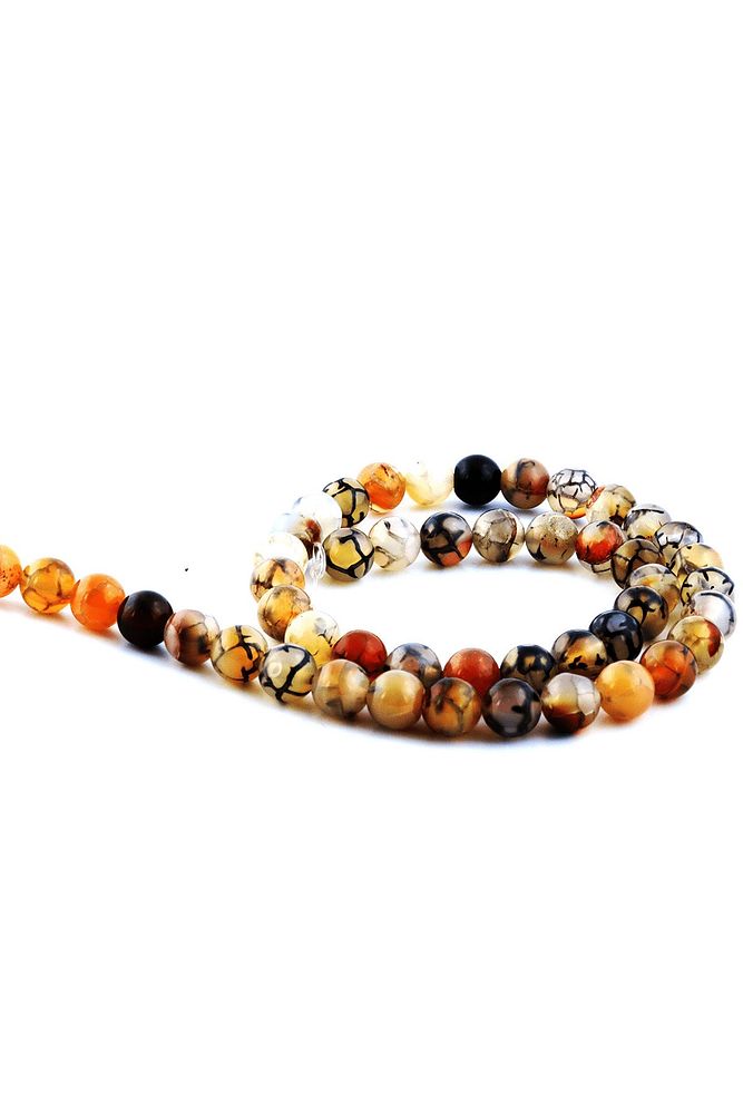 Doğal Ejderha Akik Taşı Dizi