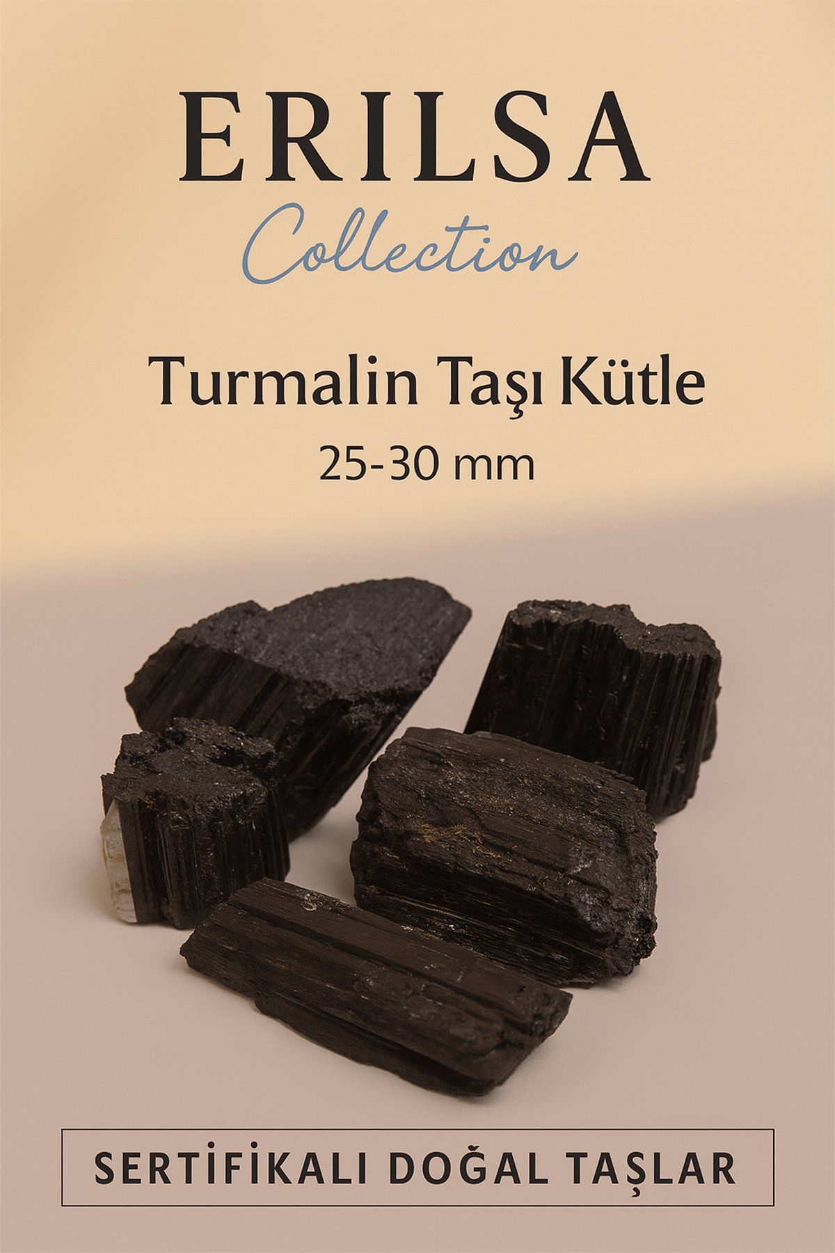 Sertifikalı Siyah Turmalin Taşı Kütle İri Boy – Negatif Enerjiden ve Radyasyon Koruyan Doğal Taş