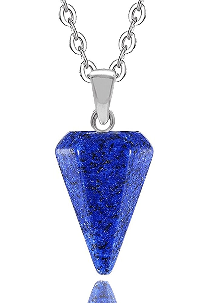 Sertifikalı Doğal Lapis Lazuli Taşı Doğal Taş Pandül Kolye