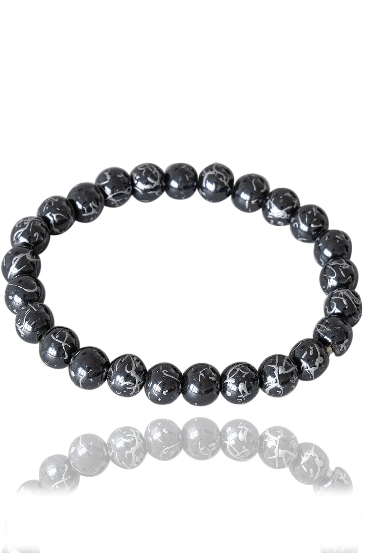 Sertifikalı Özel Tasarım Silver Hematit Taşı Bileklik