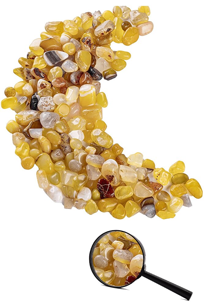 Sertifikalı 3 Adet Küçük Boy Tamburlanmış Doğal Yeşil Akik Taşı Kütle Parça