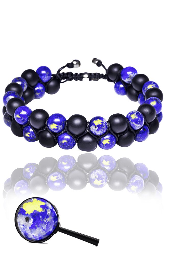 Sertifikalı Gerçek Dumortireit Taşı Bileklik