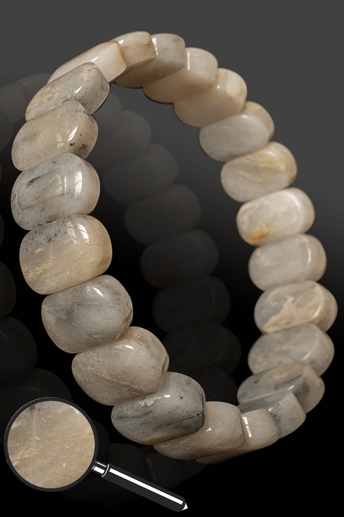 Sertifikalı Rolex Model AAA+ Gerçek Güneş Taşı Bileklik