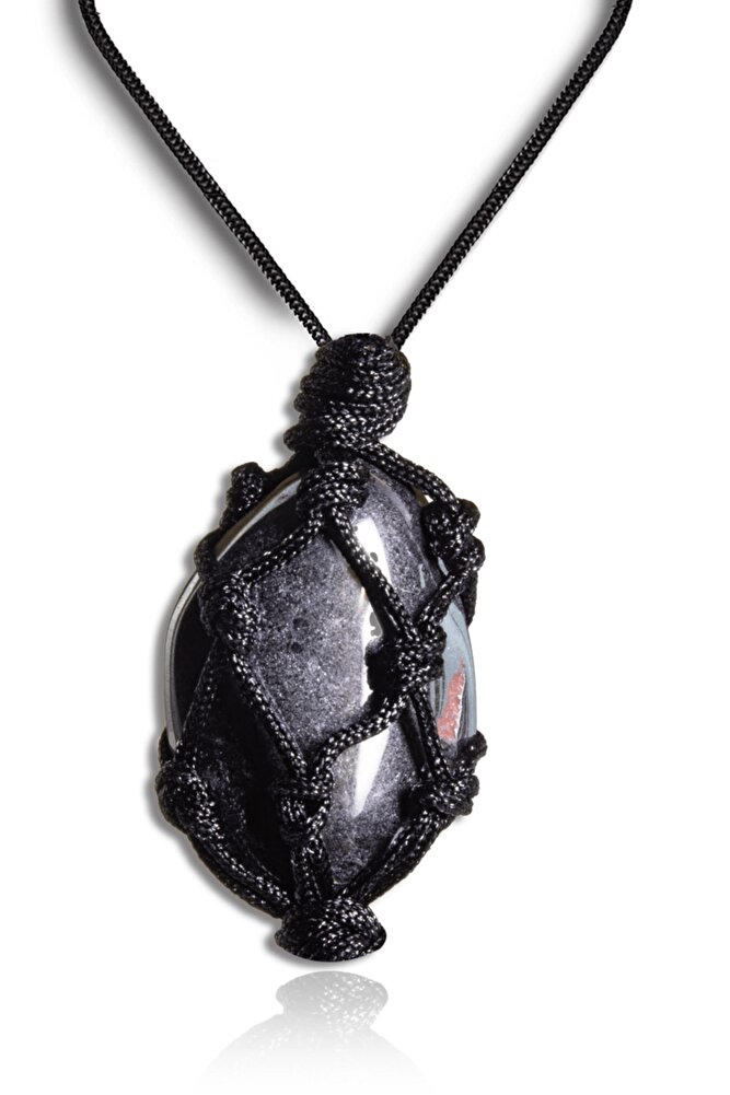 Sertifikalı Gerçek Ayarlanabilir Doğal Orijinal Terahertz Titreşim Taşı Kolye