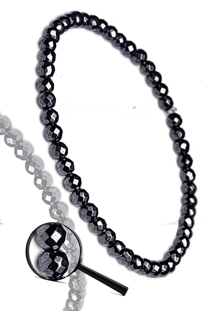 Sertifikalı Orijinal Terahertz Taşı Bileklik Çok Ince