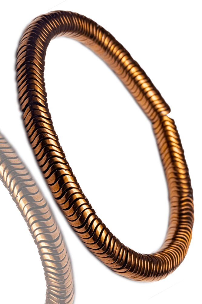 Sertifikalı Aaa Rose Renk Hematit Taşı Bileklik - Kararmaz