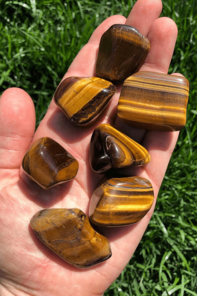 Sertifikalı İri Boy Kaplan Gözü Taşı Kütle (Brezilya)