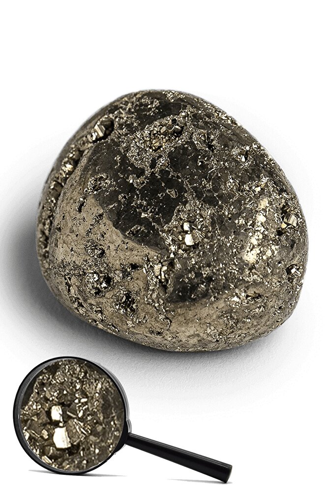 Sertifikalı Aaa+ Pirit Taşı Kütle - Peru