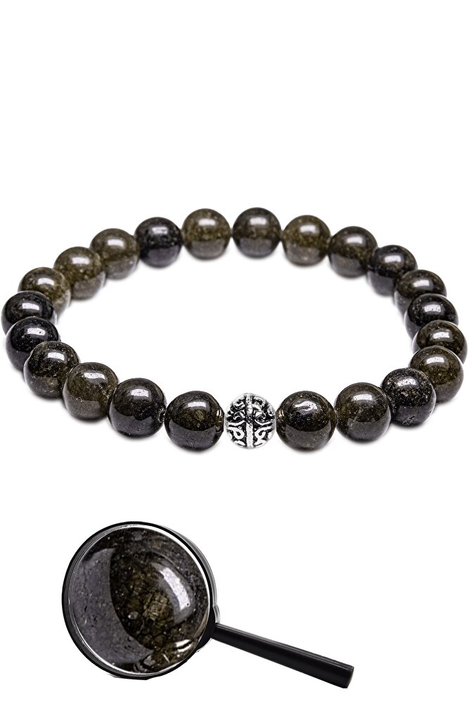 Sertifikalı Gümüş Aparatlı Doğal Jade - Ceyt Taşı Bileklik