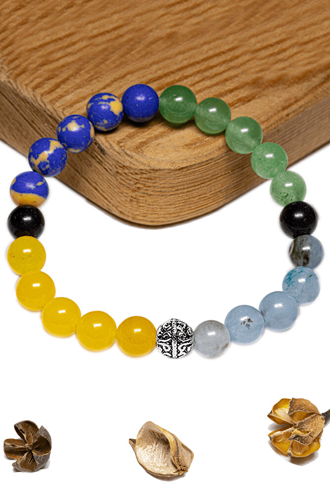 Sertifikalı Oğlak Burcu Doğal Taş Bileklik - Gümüş Aparatlı