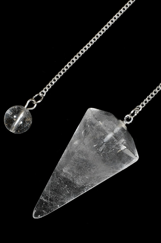 Sertifikalı Aaa+ Kalite Kristal Kuvars Taşı Pandül Sarkaç - 4cm