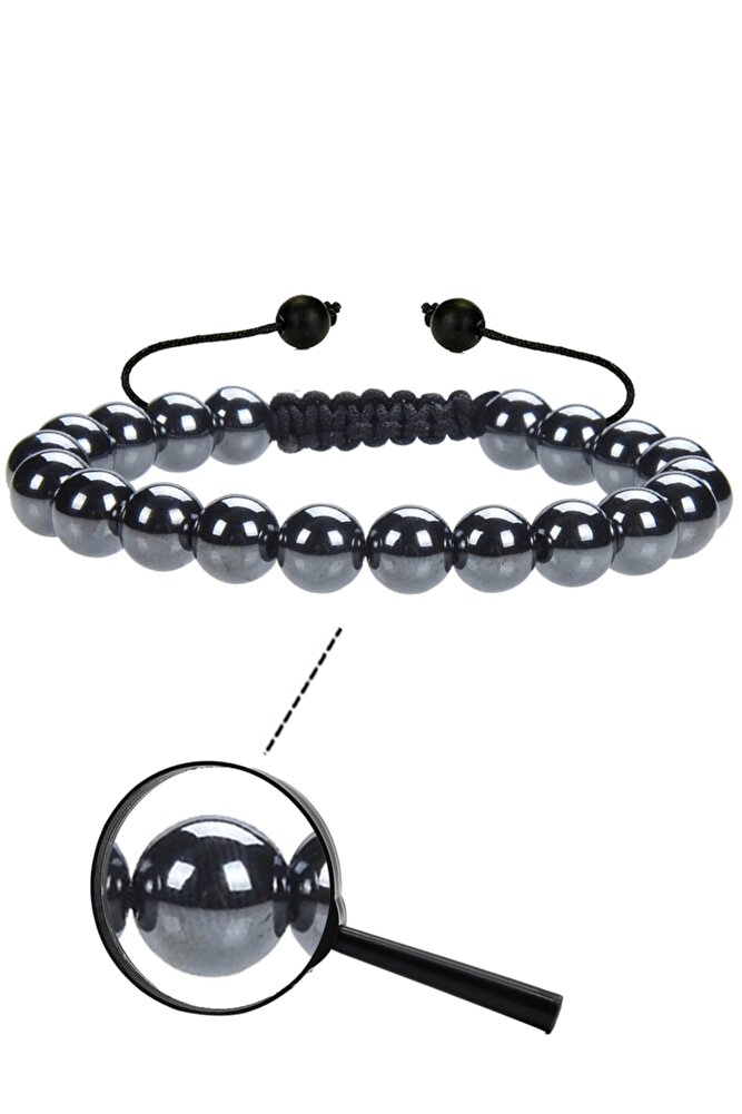 Sertifikalı Titreşim Taşı Doğal Terahertz Taşı Bileklik