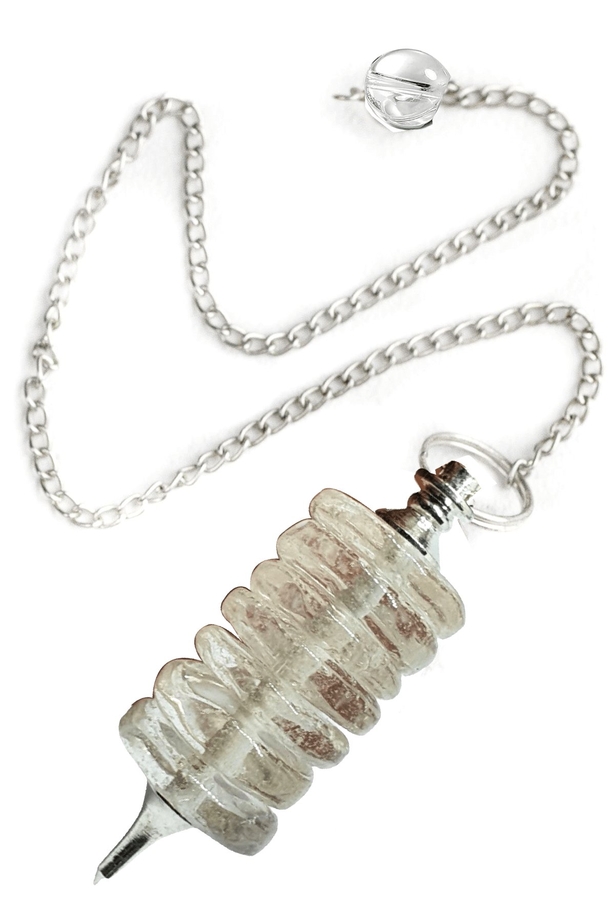 Sertifikalı Disk AAA+ Kalite Kristal Kuvars Taşı Pandül - Sarkaç