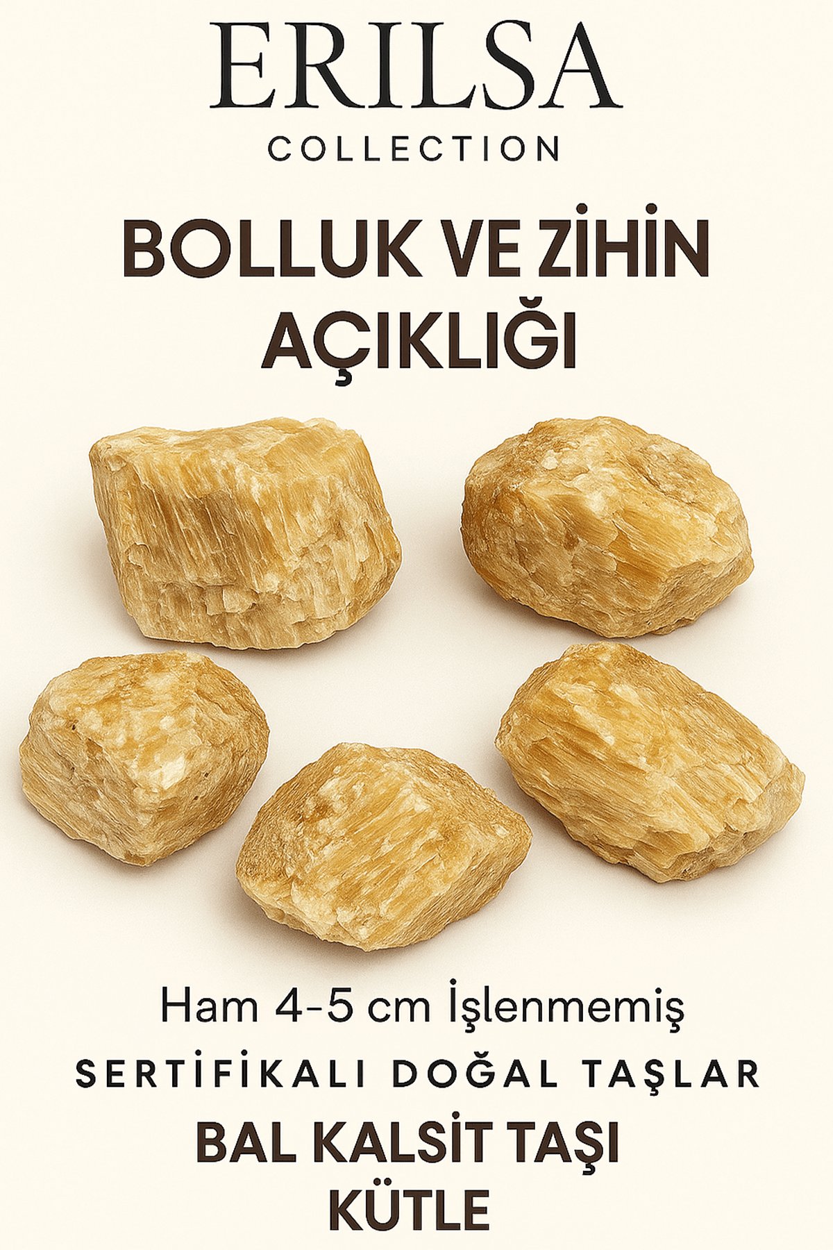 Sertifikalı XXXL Ham Bal Kalsit Taşı Kütle Kristal Dekoratif Taş Bolluk Enerjisi Ruhsal Dinginlik