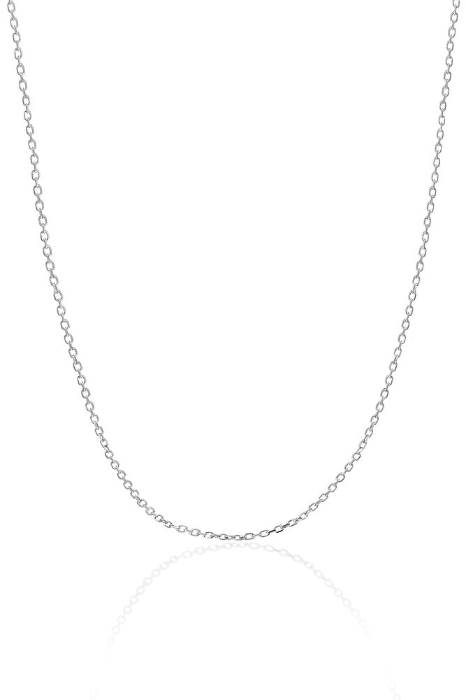 Gümüş Kaplama Forse Kolye Ucu Takı Zinciri