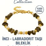 Sertifikalı İnci ve Labradorit Taşı Bileklik – Sezgi ve Koruma
