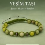 Sertifikalı Yeşim ve Terahertz Doğal Taş Bileklik – Şans, Huzur ve Bereketin Uyumlu Gücü