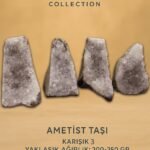 Sertifikalı Ametist Taşı Kütlesi 200-250 Gr – Doğal Ham Kristal Şifa Taşı Stresi Azalt Huzur Ver