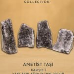 Sertifikalı Ametist Taşı Kütlesi 200-250 Gr – Doğal Ham Kristal Şifa Taşı Stresi Azalt Huzur Ver