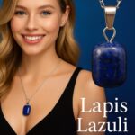 Sertifikalı Lapis Lazuli Doğal Taş Kolye - Kadın Erkek İçsel Güç ve Bilgelik Taşı