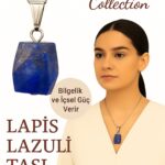 Sertifikalı Fasetli Lapis Lazuli Doğal Taş Kolye - Kadın Erkek İçsel Güç ve Bilgelik Taşı