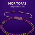 Sertifikalı Fasetli Terahertz Mor Topaz Doğal Taş Bileklik İnce Model – Şık Tasarım