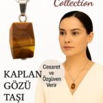 Sertifikalı Fasetli Kaplan Gözü Doğal Taş Kolye – Cesaret Özgüven Enerji ve Koruma Taşı