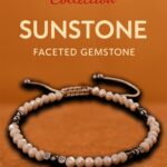 Sertifikalı Fasetli Terahertz Güneş Taşı Doğal Taş Bileklik İnce Model – Şık Tasarım