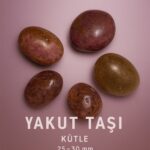 Sertifikalı Yakut Taşı Kütle 25–30 mm Sevgi Pozitif Enerji ve Huzur Taşı