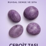 Sertifikalı Çeroit Taşı Kütle 25–30 mm Ruhsal Denge Şifa ve Farkındalık Taşı