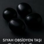 Sertifikalı Doğal Siyah Obsidyen Taşı Kütle 35-40 mm – Ruhsal Şifa ve Koruma Taşı