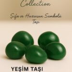 Sertifikalı Yeşim (Green Jade) Taşı Kütle 25–30 mm – Şifa ve Huzurun Sembolü