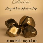 Sertifikalı İri Boy Altın Pirit Taşı Kütle 40–60 mm – Zenginlik Bereket ve Koruma Taşı