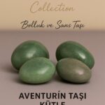 Sertifikalı Aventurin Taşı Kütle 35–40 mm – Bolluk ve Şans Taşı İri Boy Doğal Taş