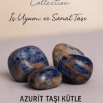 Sertifikalı Azurit Taşı Kütle 30–35 mm İç Uyum Sanat ve Yaratıcı Enerji Taşı