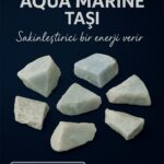 Sertifikalı Ham İşlenmemiş Aquamarine - Akuamarin Taşı Kütle 25–30 mm – Sakinleştirici Enerji Taşı