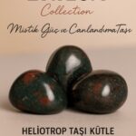 Sertifikalı Heliotrop Kan Taşı Kütle 30–40 mm İri Boy Mistik Güç ve Canlandırma Enerjisi Taşı