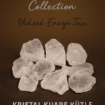Sertifikalı Kristal Kuvars Taşı Kütle 25–30 mm – Yüksek Enerji ve Arınma Taşı Doğal Ham Form