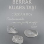 Sertifikalı Berrak Kuvars Taşı Kütle 10-15 mm Cüzdan Boy – Pozitif Enerji ve Şans Taşı