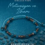 Sertifikalı Motivasyon ve İlham Bilekliği – Apatit ve Terahertz Taşı – 6 mm