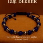 Sertifikalı Lapis Lazuli Taşı Bileklik 6x6 mm Fasetli – İfade Bilgelik ve Güç Taşı