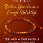Sertifikalı Beden Yenilenmesi ve Enerji Artışı Bilekliği -  Turuncu Kuvars Kristali Doğal Taş 4mm