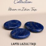 Sertifikalı Lapis Lazuli Taşı Kase Kütle 35 mm - Doğal İlham ve Zihin Taşı