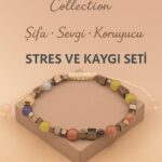 Sertifikalı Stres ve Kaygı Seti – Ametist Çilek Kuvars Prehnit Pembe Kuvars Doğal Taş