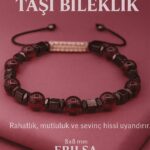 Sertifikalı Çilek Kuvars Doğal Taş Bileklik - 8x8 mm Sevgi Şefkat Umut ve Sevinç Enerjisi Taşı